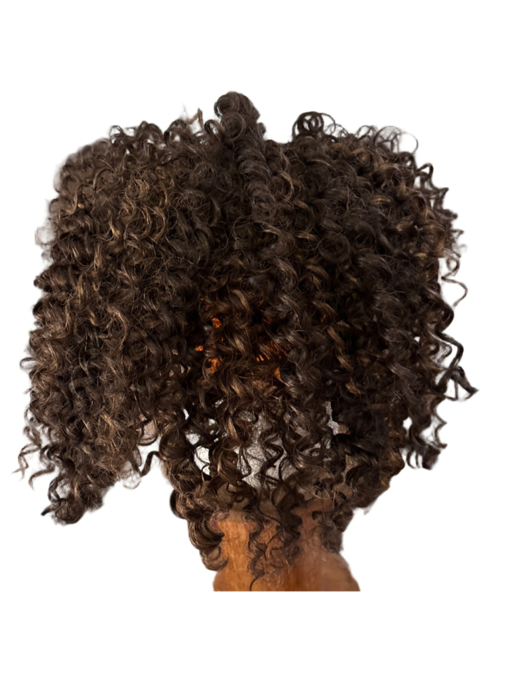 Women's Sensationnel Curly Pony Wig One Size Brown and Black